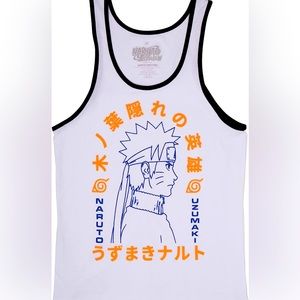 Naruto Shippuden Mens Tank Top Anime Hero of The Hidden Leaf Officially Licensed